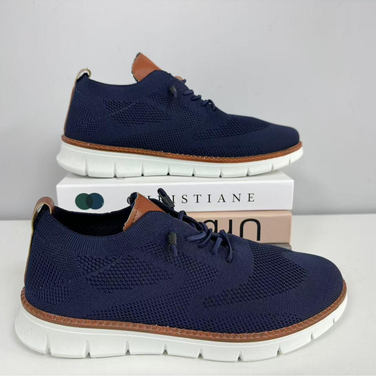 Men's Summer Casual Breathable Knit Oxford Shoes
