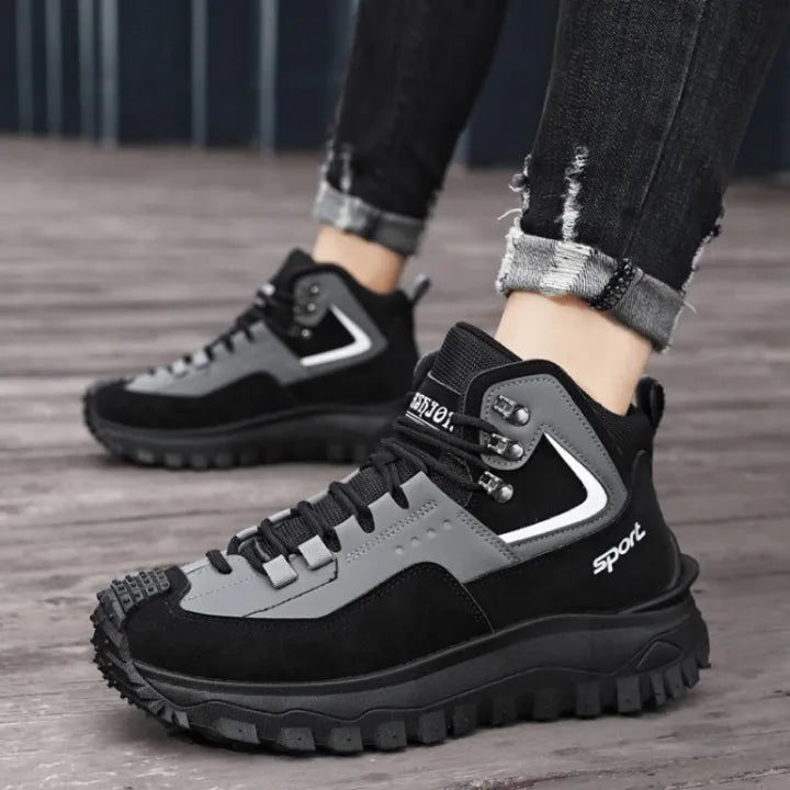 Men's Outdoor Hiking Boots - Waterproof, Non-Slip, Puncture-Proof And Smash-Proof