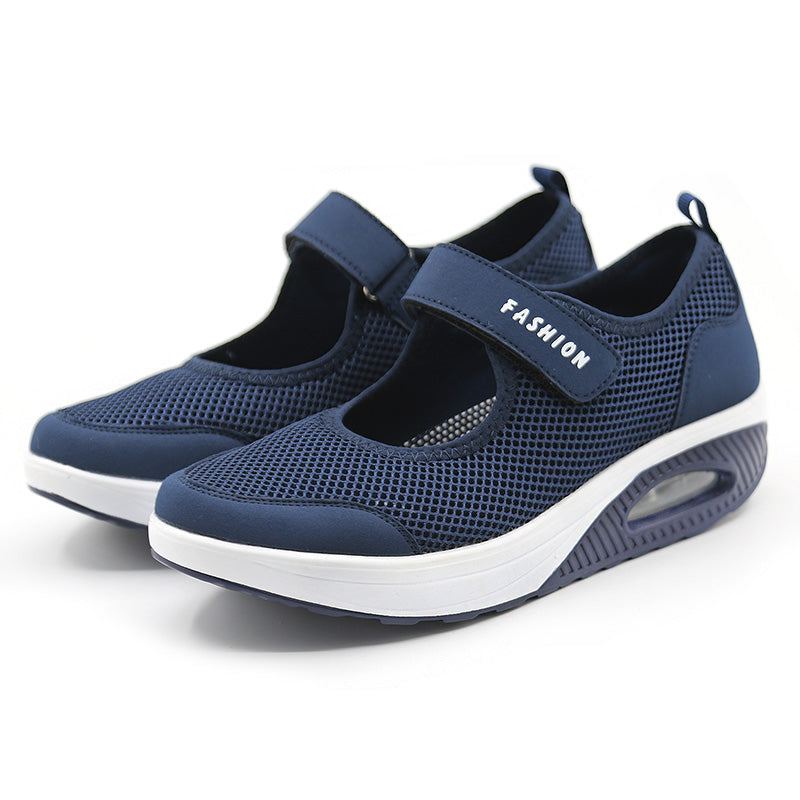Women's stretchablebreathable lightweight walkingshoes