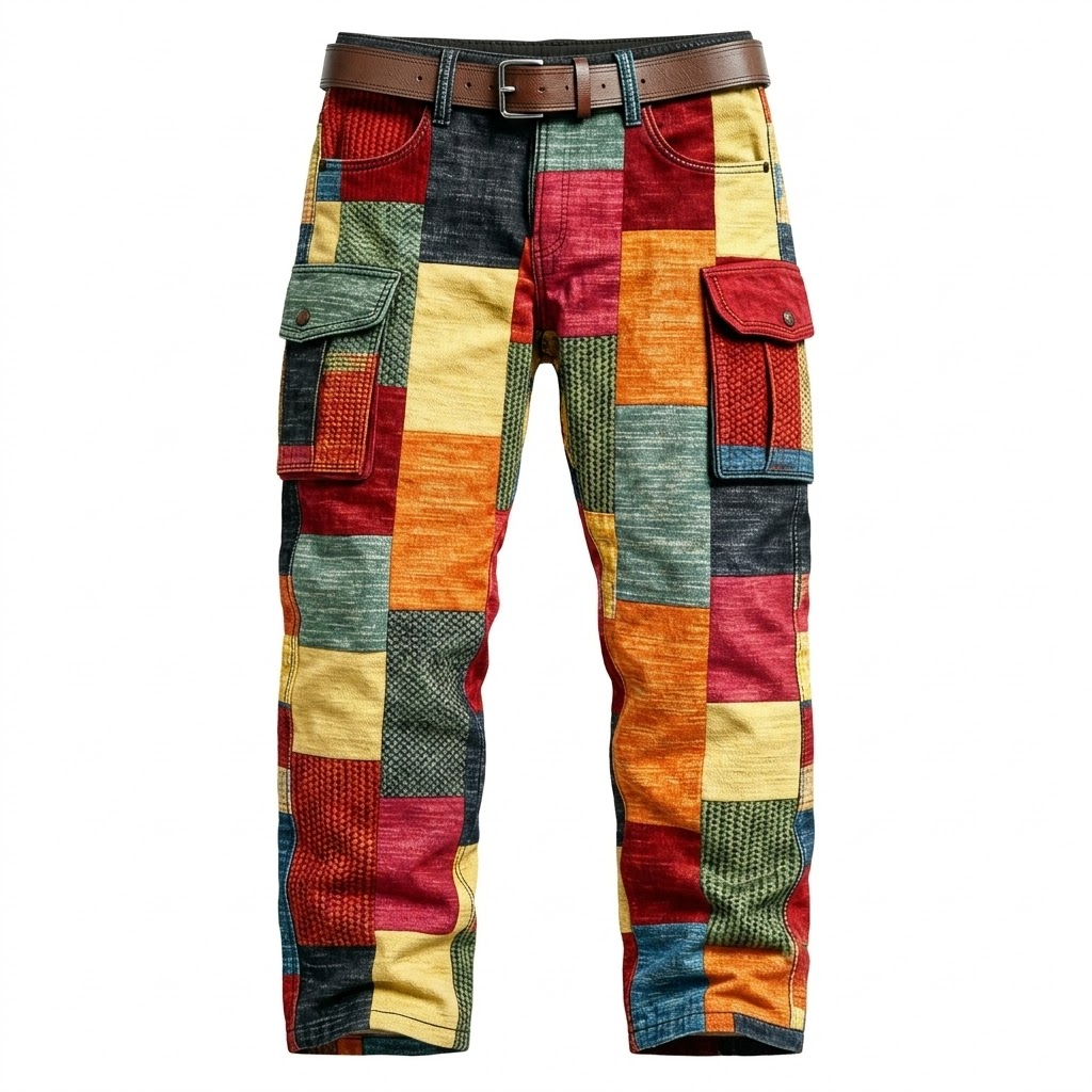 Urban Rhythm Trousers - Vintage Inspired Regular Fit 🏙️
