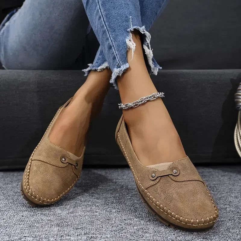Women's Plus Size Foldable Soft Sole Non-Slip Loafers