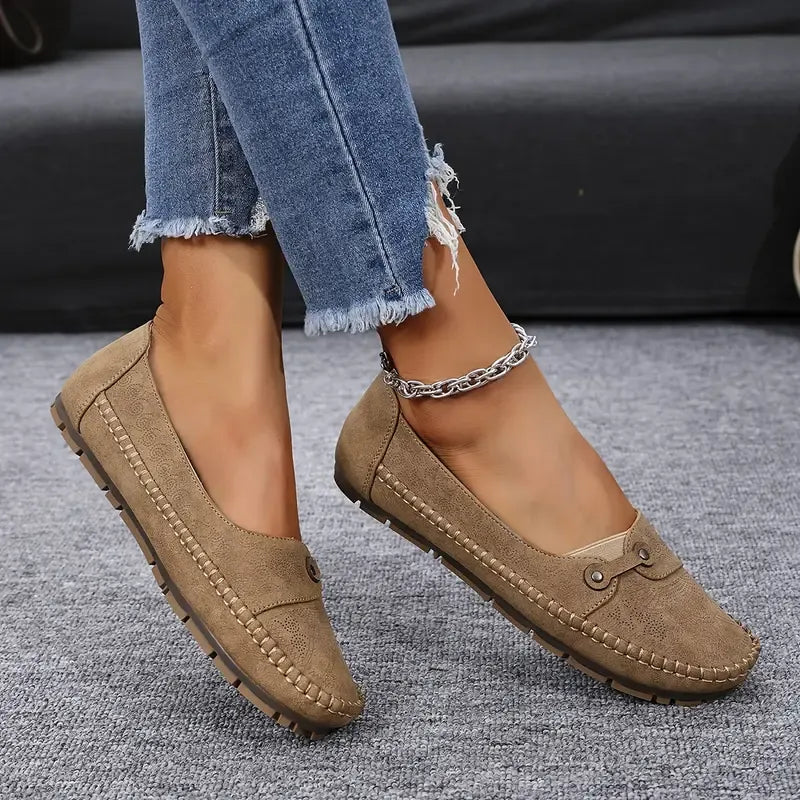 Women's Plus Size Foldable Soft Sole Non-Slip Loafers