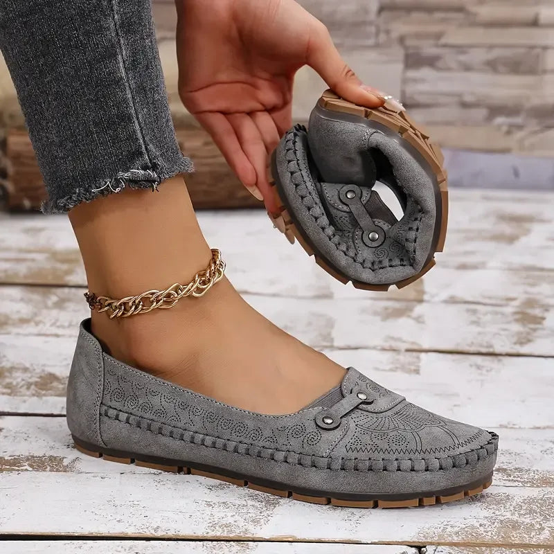 Women's Plus Size Foldable Soft Sole Non-Slip Loafers