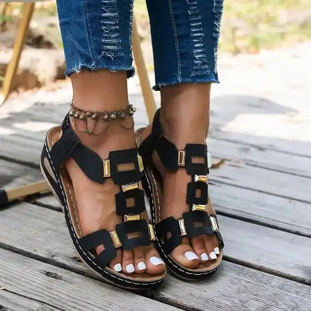 🔥2026 Summer Best Seller — Last Day Sale 50% OFF!🔥Women's Soft-Sole Orthopedic Sandals are here!