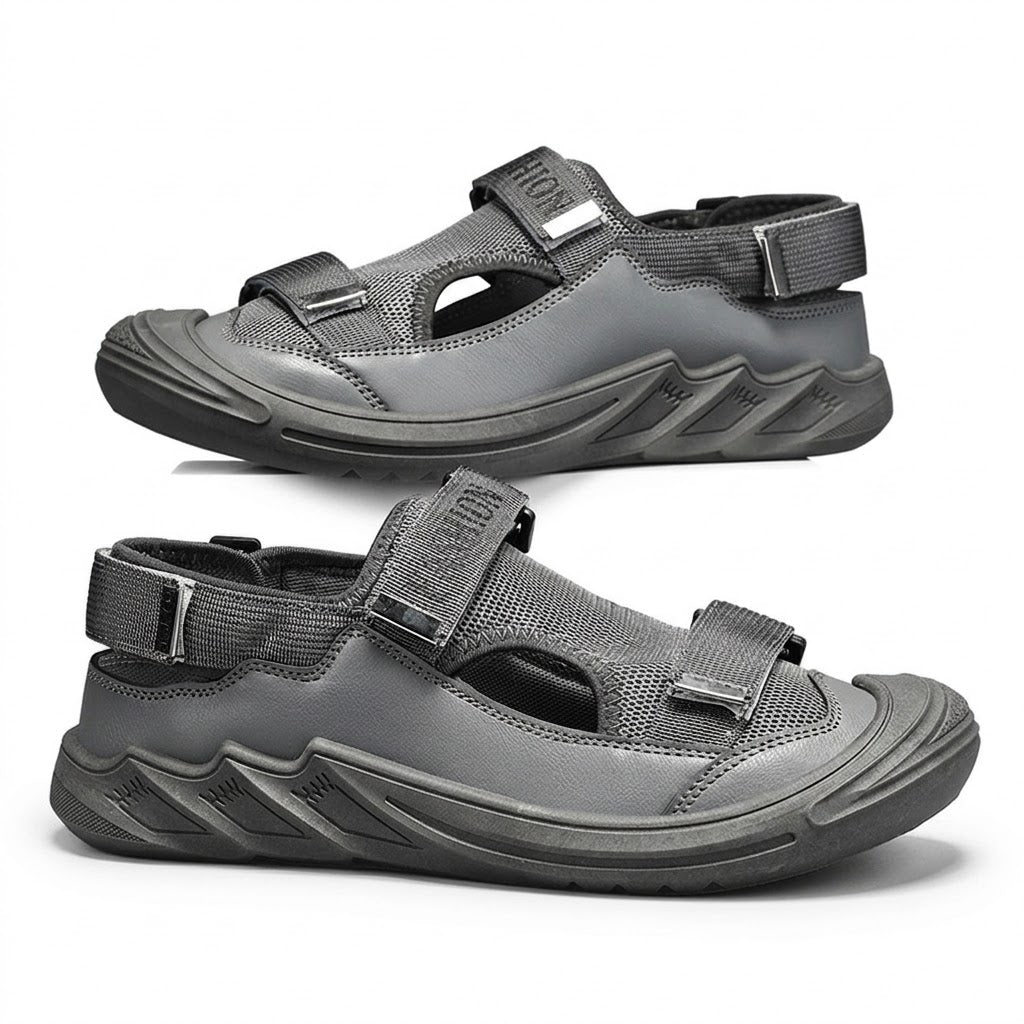 Men's Breathable Closed-Toe Sandals