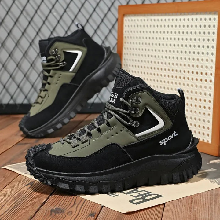 Men's Outdoor Hiking Boots - Waterproof, Non-Slip, Puncture-Proof And Smash-Proof