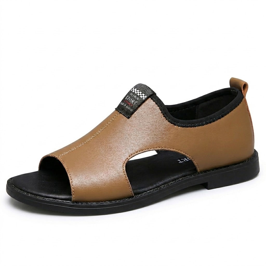 Men's Open-Toe Roman Style Slip-On Sandals