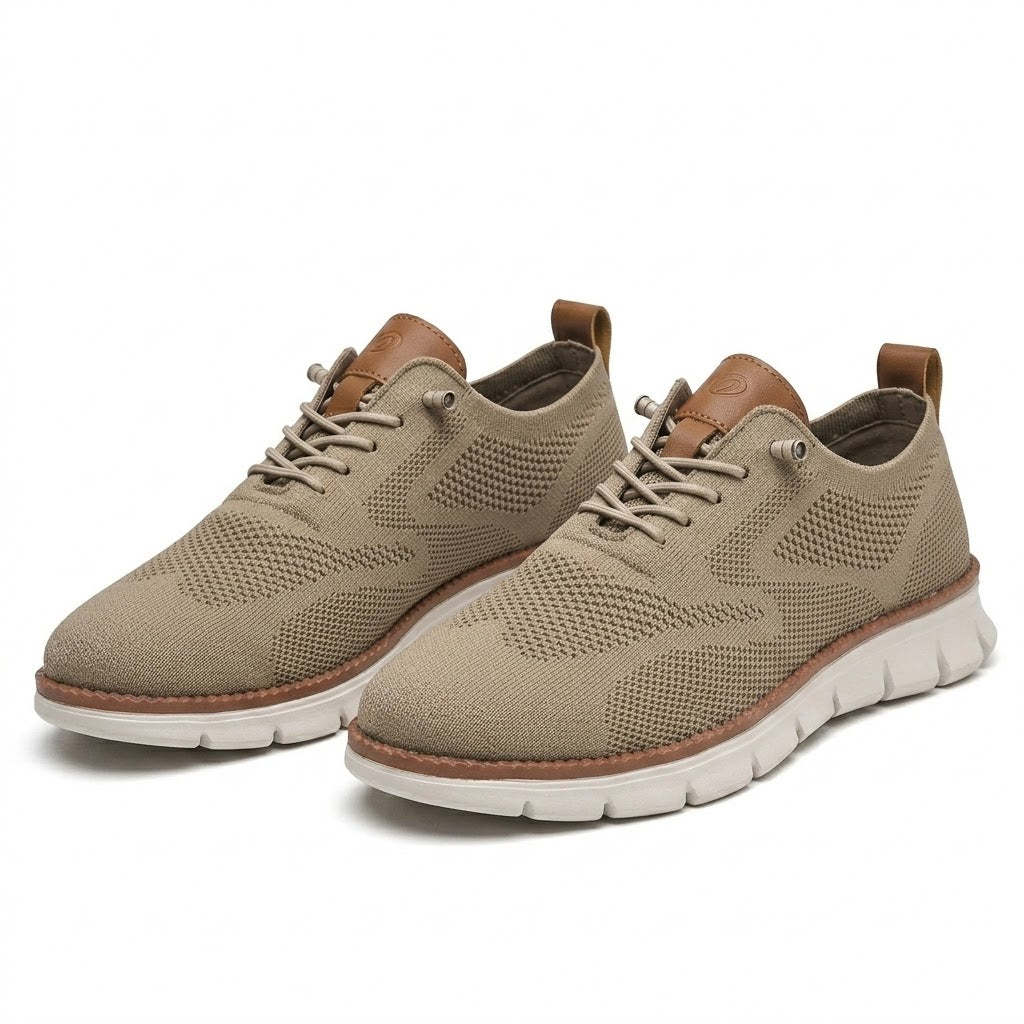 Men's Summer Casual Breathable Knit Oxford Shoes