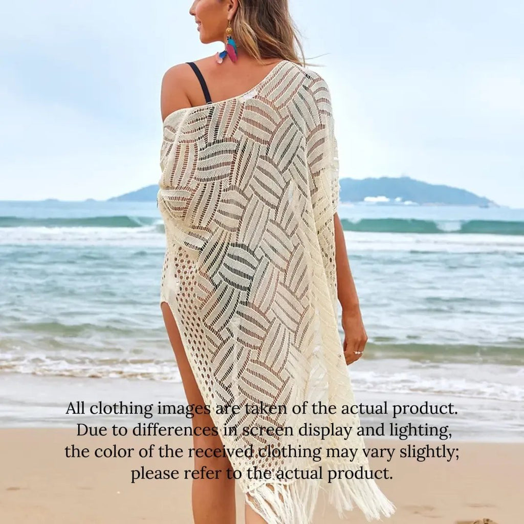 ✨Hollow Out Tassel Knit Cardigan | Ideal Summer Layering Piece