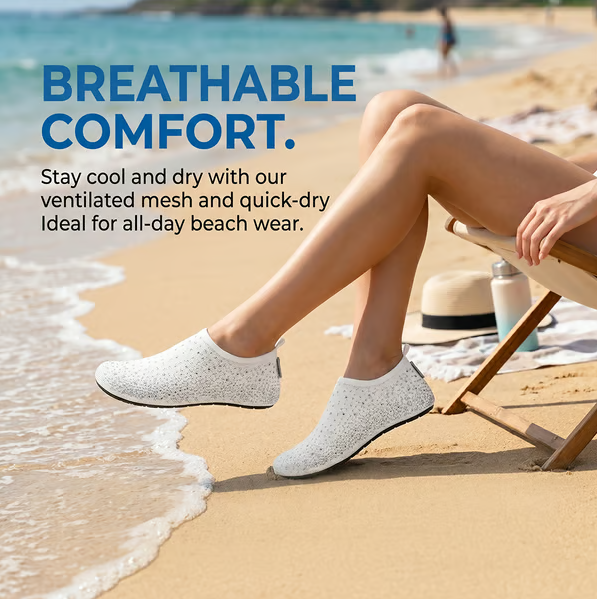 🌊👟Barefoot Water Shoes – Lightweight Aqua Socks for Travel, Beach & Everyday Comfort