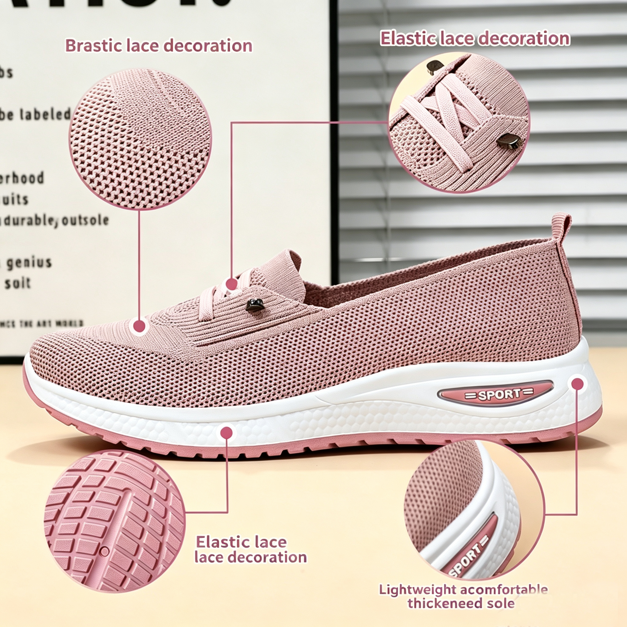 👟 50% OFF NOW! 🌸 Women's Lightweight Breathable Slip-On Casual Shoes – Easy to Wear, Cushioned Comfort & Perfect for Daily Walks 🚶‍♀️