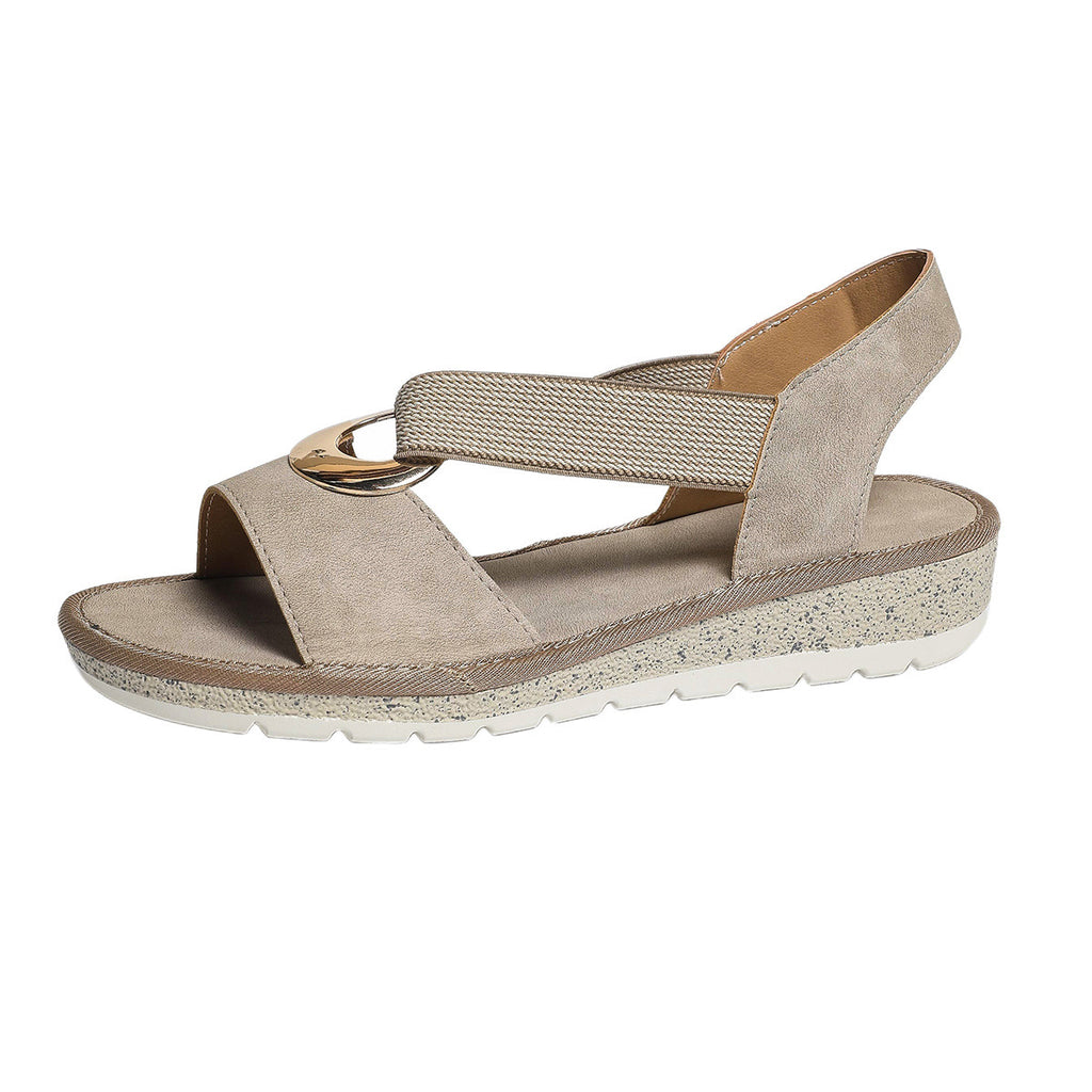 Ladies' Flat Sandals, Comfortable Soft-Soled Sandals with a Single Strap And Open Toe., Women Shoes