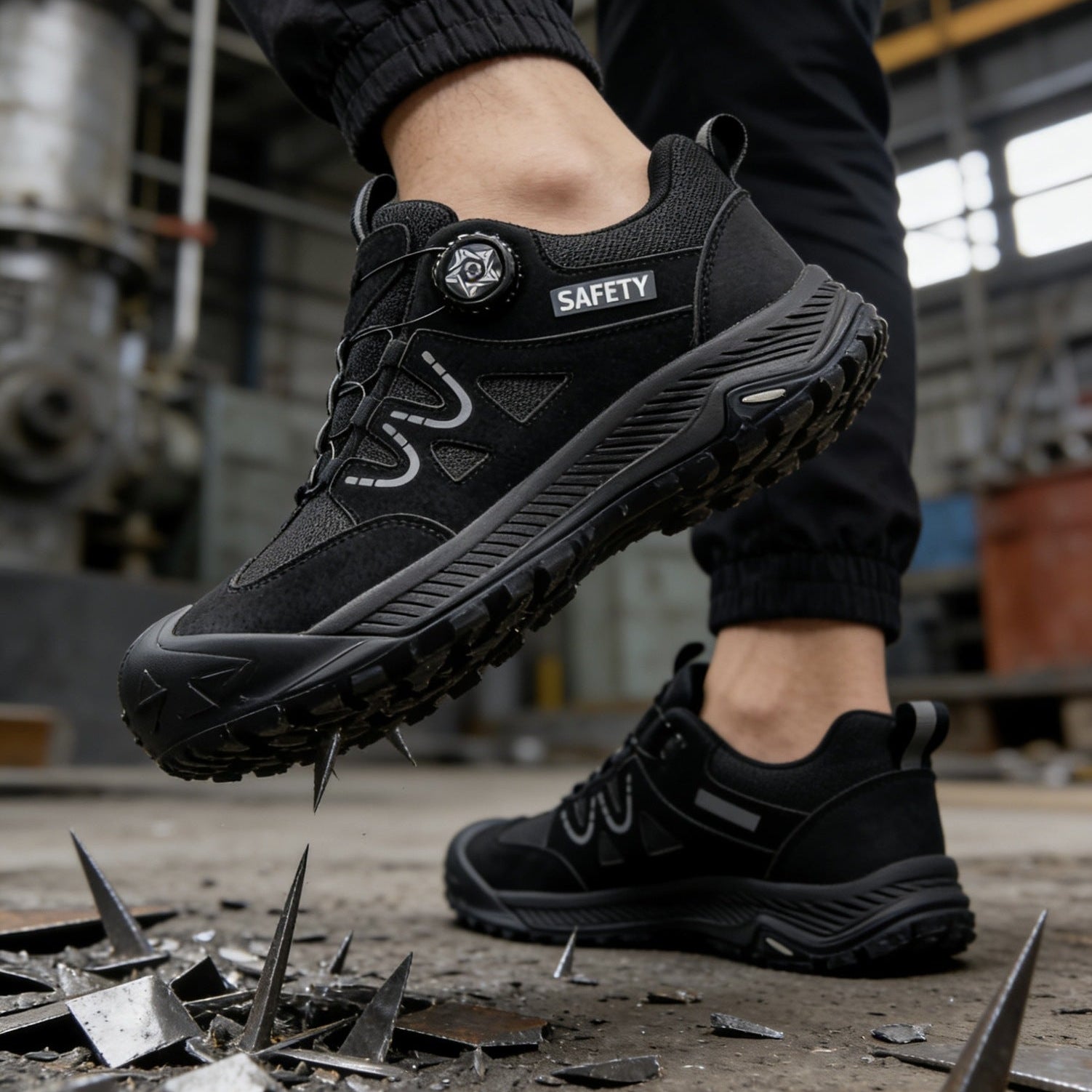 Men's Steel Toe Safety Work Shoes