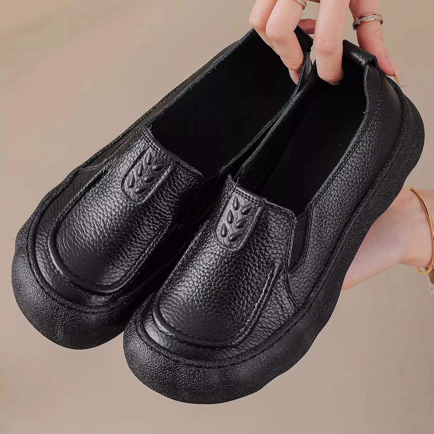 🥿🥿Spring 2026 New Original Leather, Women's Single Shoes With a super soft sole