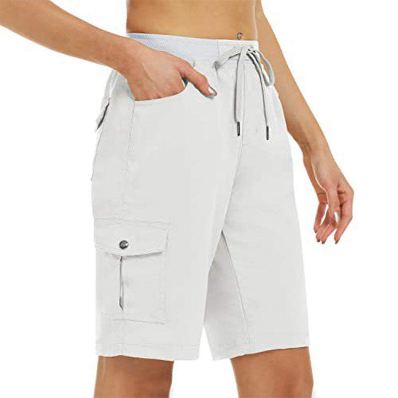 🩳 50% OFF NOW! ☀️ Women's Quick-Dry Cargo Shorts with Pockets – UPF 50+, Adjustable Drawstring & Relaxed Fit 🎒