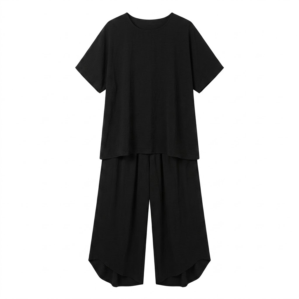 ✨(50% OFF!) 2026 Women's Relaxed Fit Co-ord Set - Solid Colour Summer Suit (Size S-5XL) - Breathable & Elegant