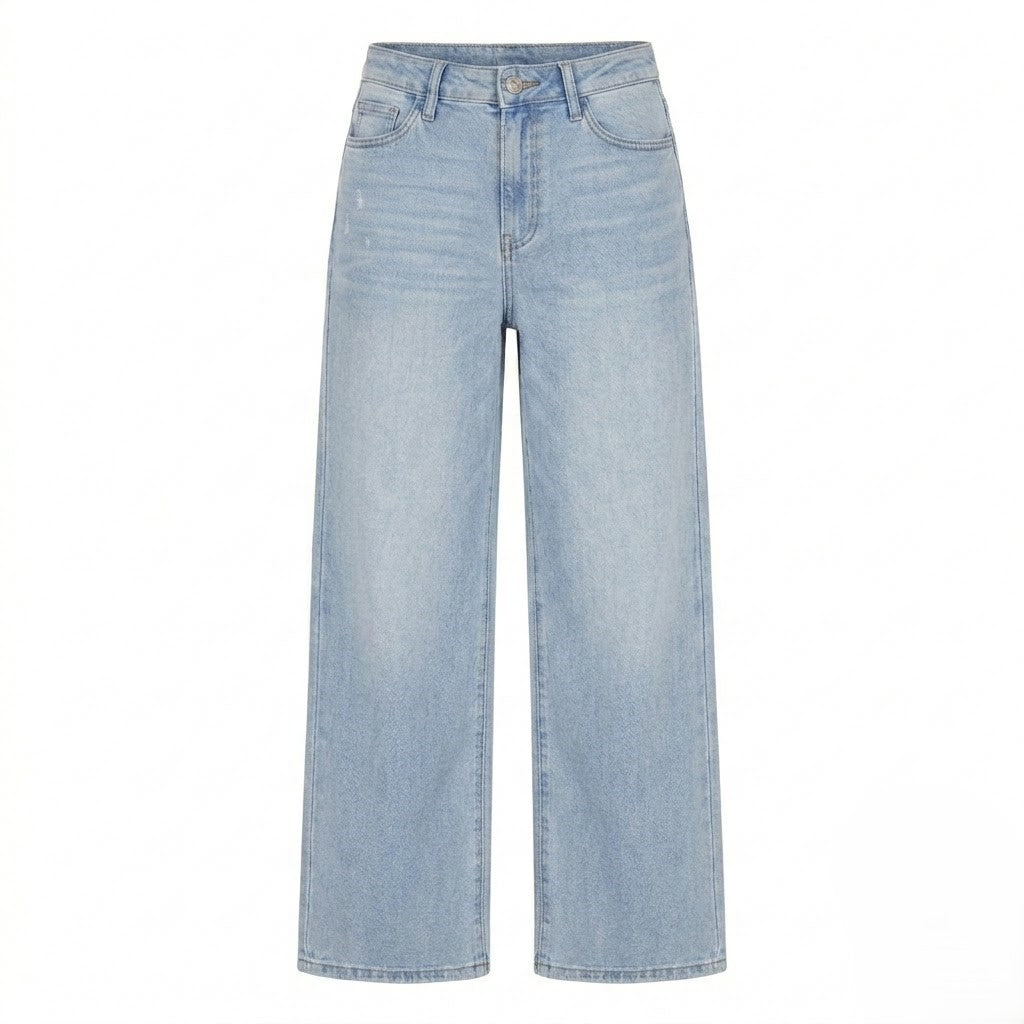💙50%OFF| Ultra-Stretch High-Waist Wide Leg Jeans - Premium Comfort Fit 👖✨