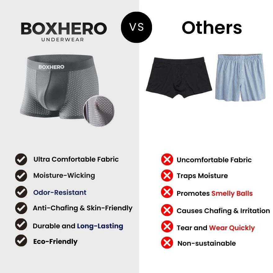 Buy 2 Get 1 Free 🎇Boxers Reinvented: Bamboo Comfort That Moves With You
