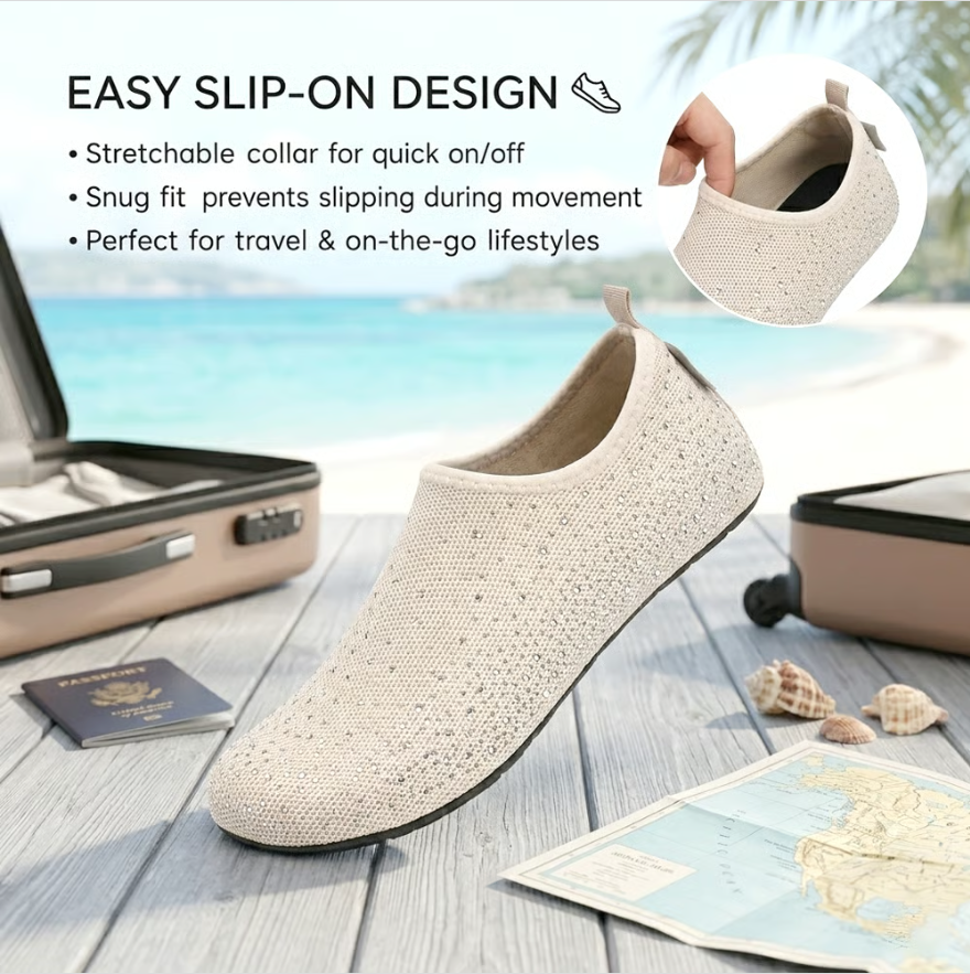 🌊👟Barefoot Water Shoes – Lightweight Aqua Socks for Travel, Beach & Everyday Comfort