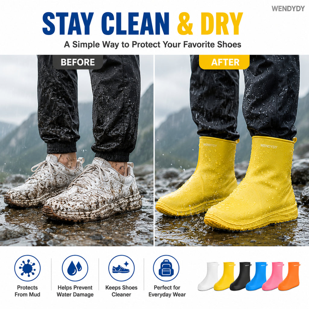 💕Buy 1 Get 1 Free😘Thick Wear-Resistant Waterproof Shoe Cover
