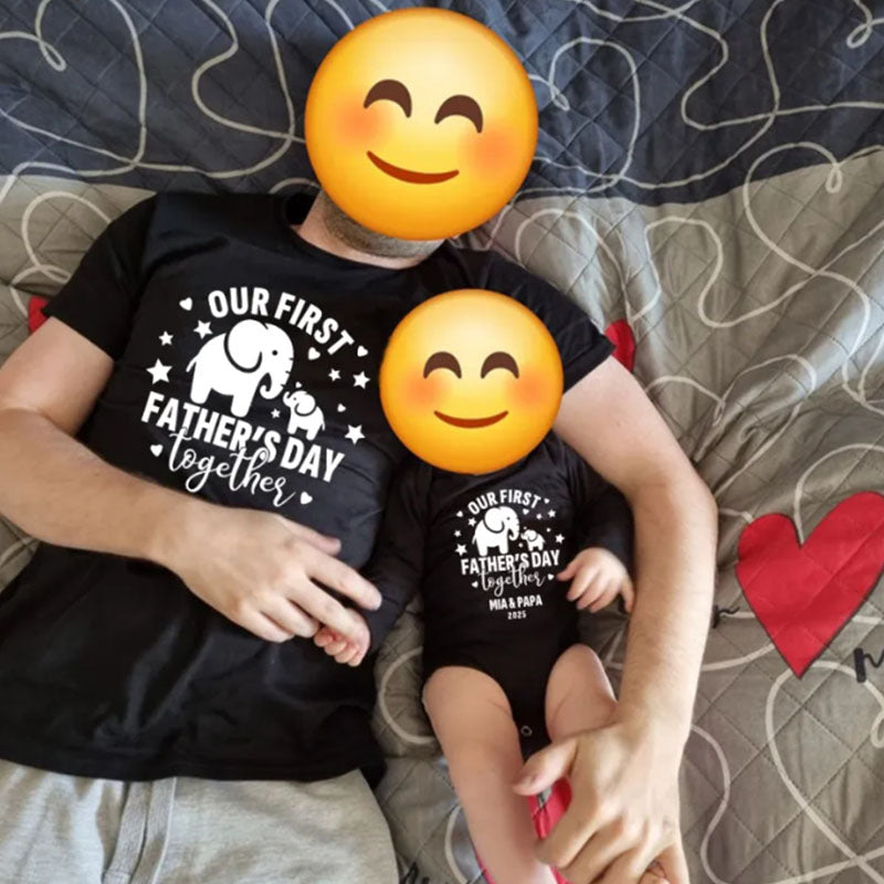 Personalized Name First Father's Day Shirt