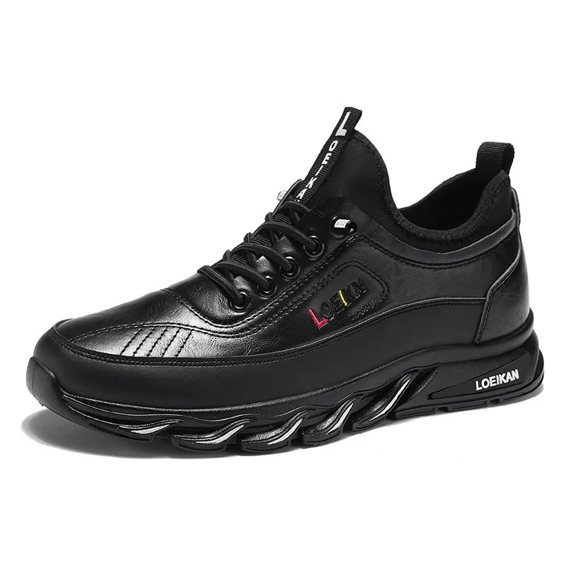 ⏰Limited Time Sale 50% OFF-Men's Casual Fashion Orthopedic Hiking Shoes – Anti-Puncture, Anti-Collision, Non-Slip Arch Support Leather Outdoor Sports Shoes for All-Terrain Performance