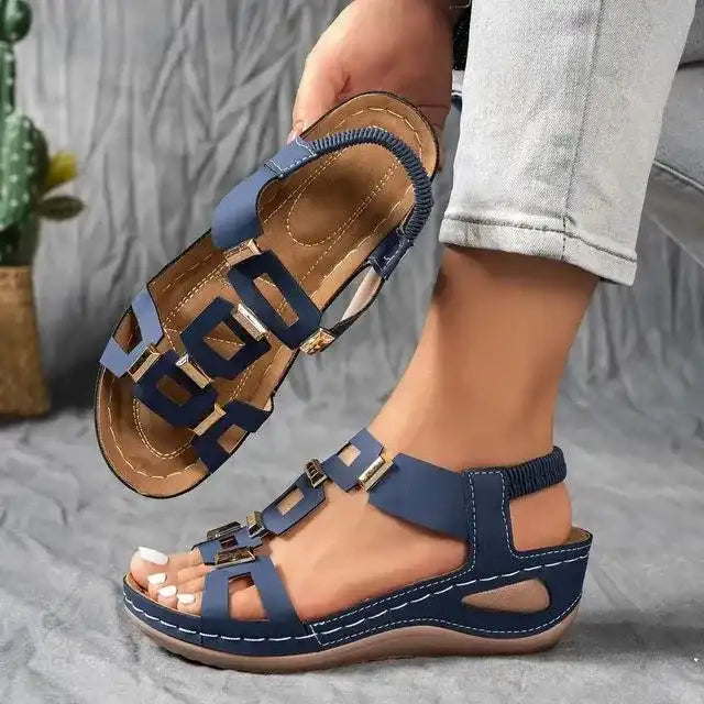 🔥2026 Summer Best Seller — Last Day Sale 50% OFF!🔥Women's Soft-Sole Orthopedic Sandals are here!