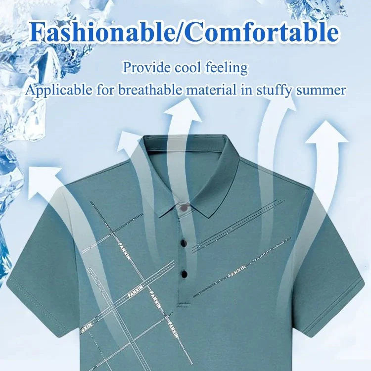 Men's Ice Silk Cool Short Sleeve