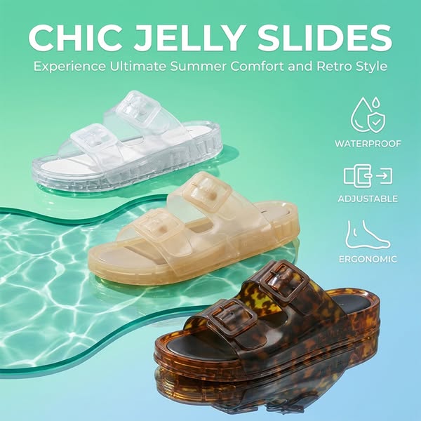 Non-slip Thick-soled Stylish Sandals - Your Cloud-Like Walk into Summer Fashion!