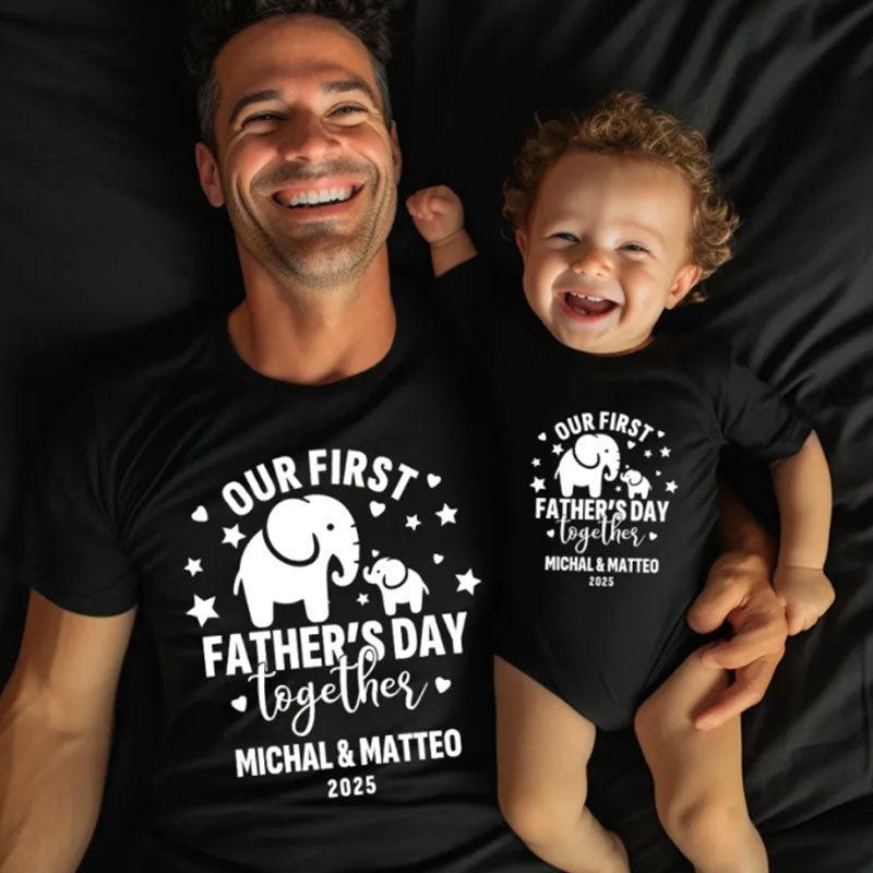 Personalized Name First Father's Day Shirt