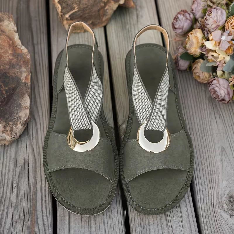 Ladies' Flat Sandals, Comfortable Soft-Soled Sandals with a Single Strap And Open Toe., Women Shoes