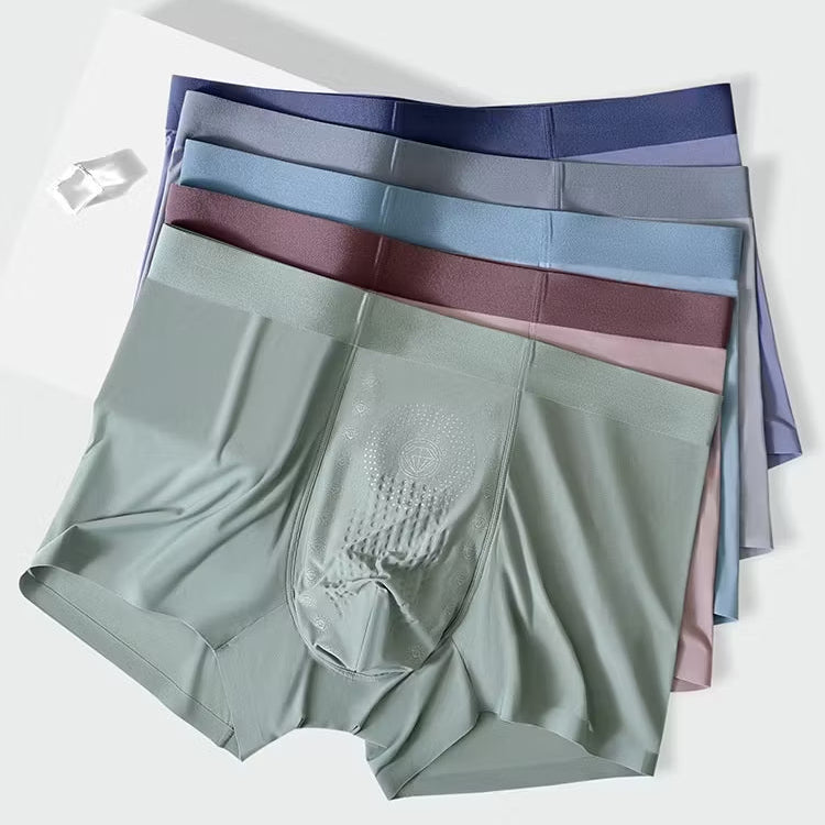 💝Buy 2 Get 1 Free❤️‍🔥Ice Silk Traceless Antibacterial Men's Underwear