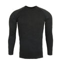 Seamless Muscle-Fit Long Sleeve Gym Top | Physique-Enhancing Jacquard Knit Training T-Shirt | Quick-Dry Activewear for Men