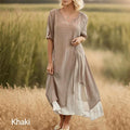 Women's two-piece look floaty midi dress