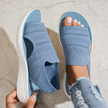 Women's Breathable Knit Platform Sandals