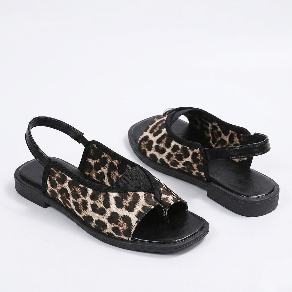Women's Toe Loop Flat Sandals