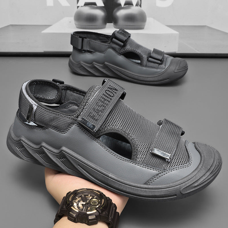 Men's Breathable Closed-Toe Sandals