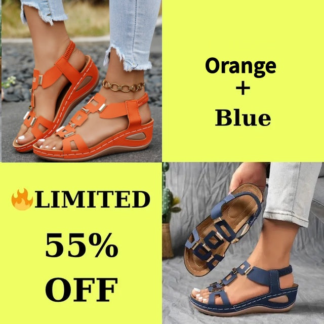 🔥2026 Summer Best Seller — Last Day Sale 50% OFF!🔥Women's Soft-Sole Orthopedic Sandals are here!