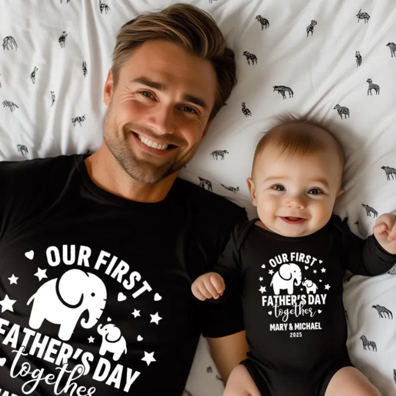 Personalized Name First Father's Day Shirt