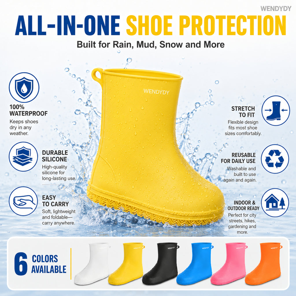 💕Buy 1 Get 1 Free😘Thick Wear-Resistant Waterproof Shoe Cover