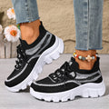 Women's Knit Lightweight Breathable Platform Sneakers