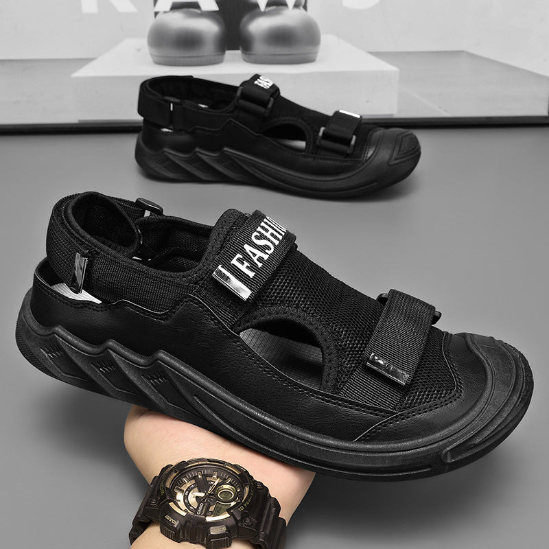 Men's Breathable Closed-Toe Sandals
