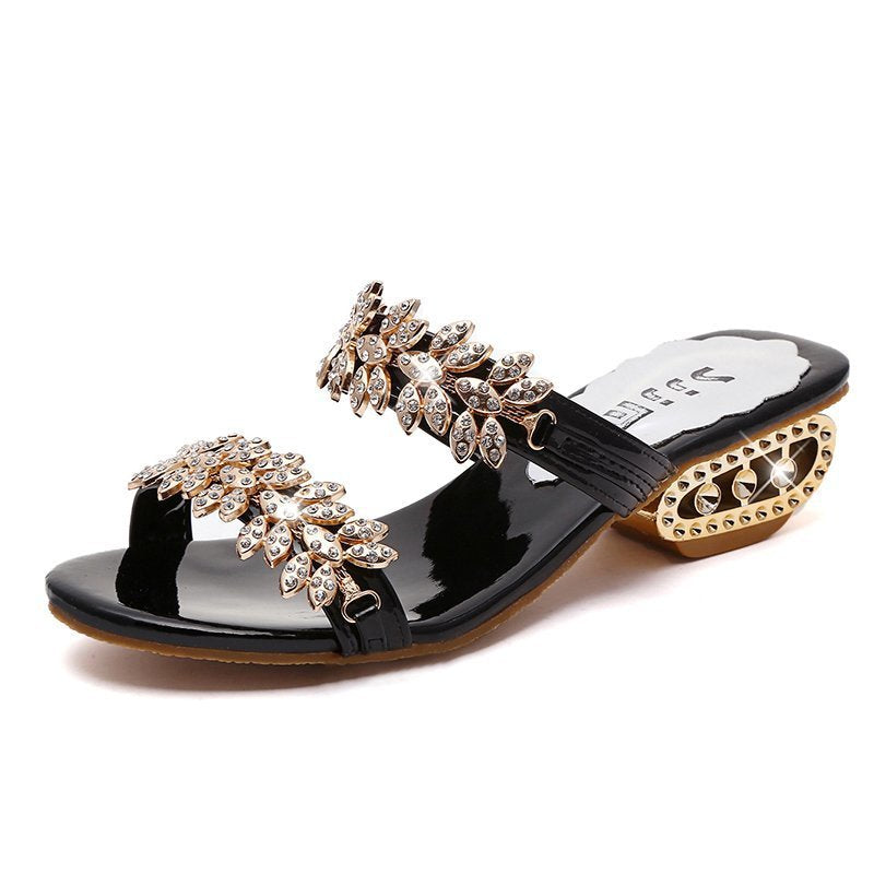 Women's Sparkly Rhinestone Fashion Sandals