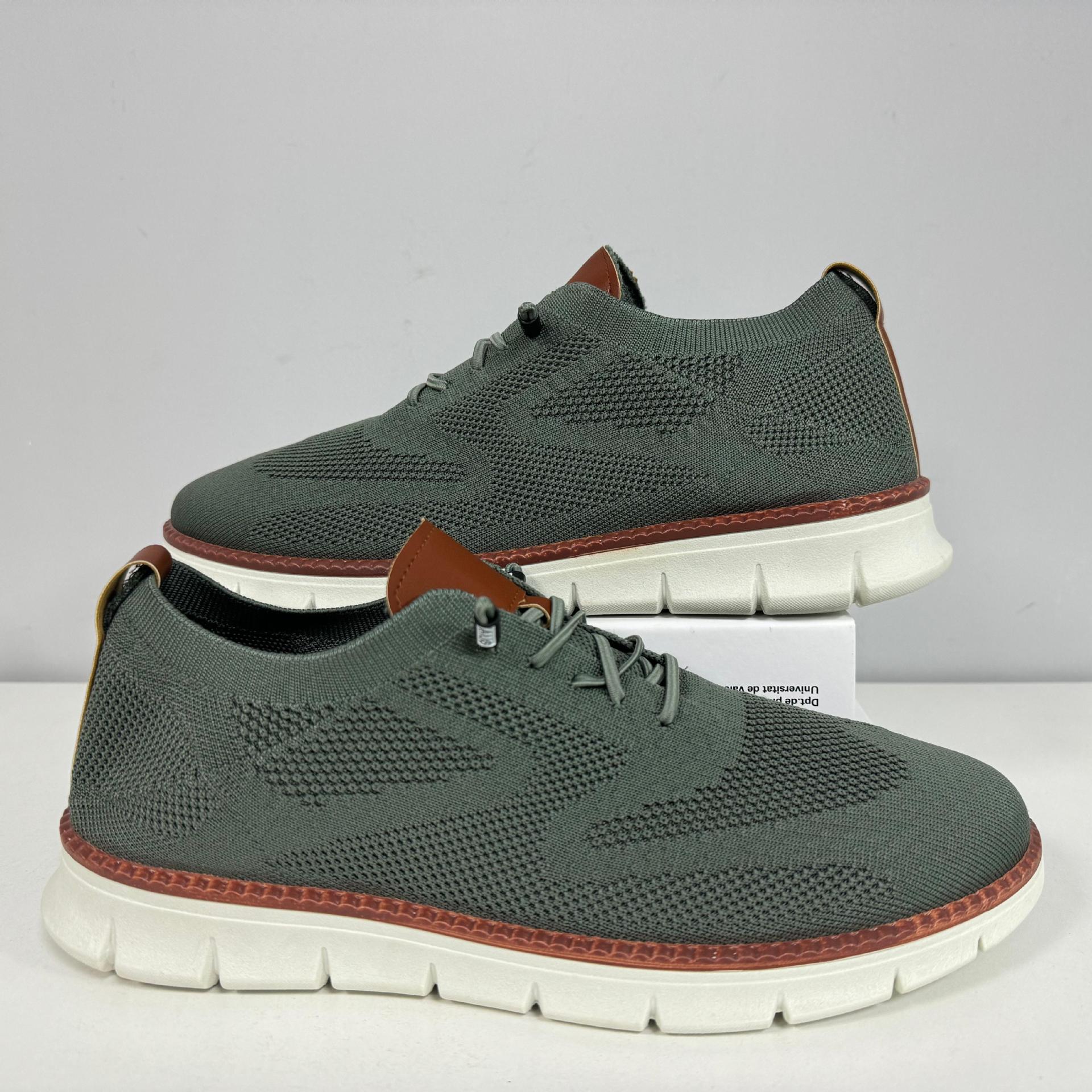 Men's Summer Casual Breathable Knit Oxford Shoes