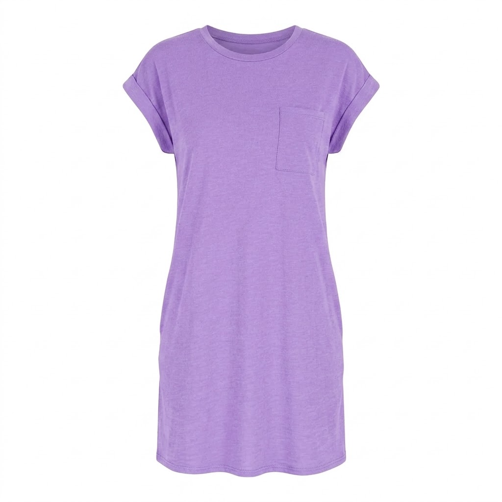 Women's Summer T Shirt Dress Casual Short Sleeve Crewneck Loose Fit