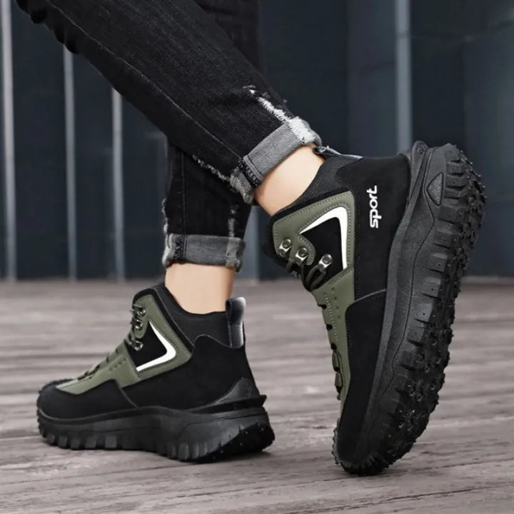 Men's Outdoor Hiking Boots - Waterproof, Non-Slip, Puncture-Proof And Smash-Proof
