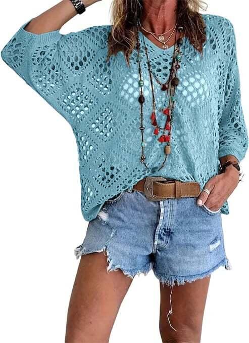 🐚 Limited Offer: 50% OFF | Bohemian Summer Crochet Pullover | The Ultimate Festival & Beach Layer 🌊