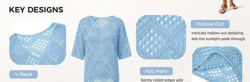 🐚 Limited Offer: 50% OFF | Bohemian Summer Crochet Pullover | The Ultimate Festival & Beach Layer 🌊