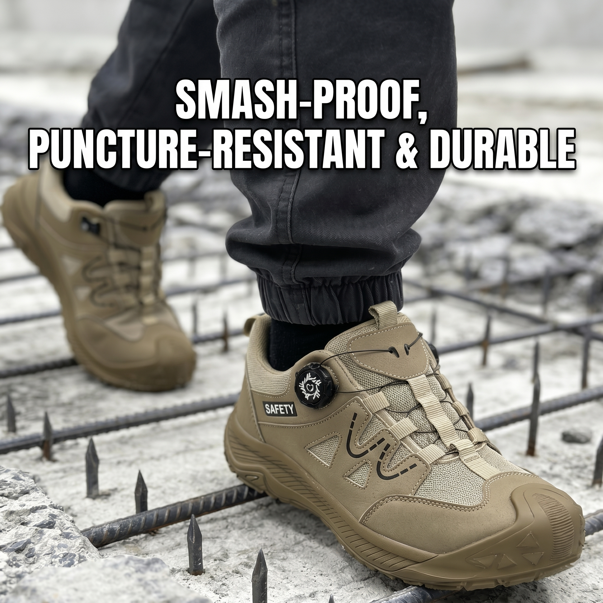 Men's Steel Toe Safety Work Shoes
