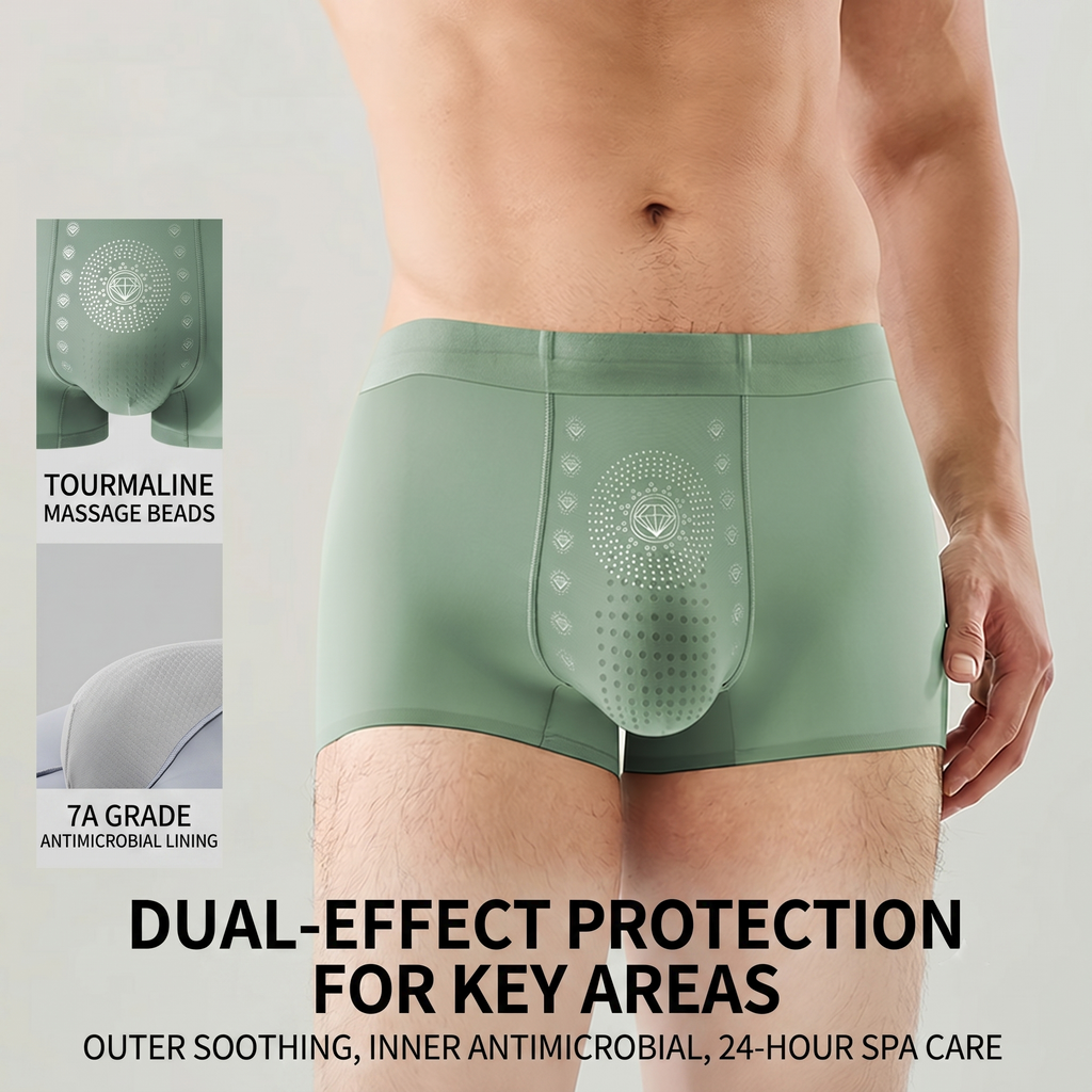 💝Buy 2 Get 1 Free❤️‍🔥Ice Silk Traceless Antibacterial Men's Underwear